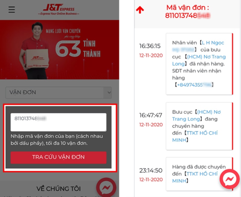 Lưu ý để sử dụng mã vận đơn hiệu quả